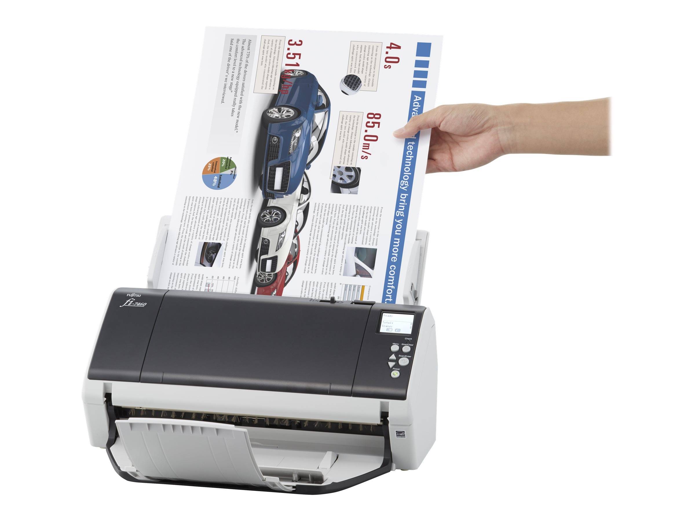 Fujitsu fi-7480 - Dokumentenscanner - Dual CCD - Duplex - 304.8 x 431.8 mm - 600-0