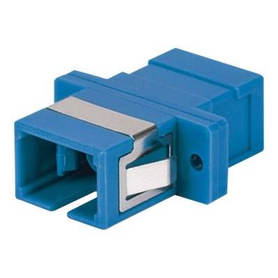 Intellinet LWL Adapter SC/SC  Singlemode simplex blau