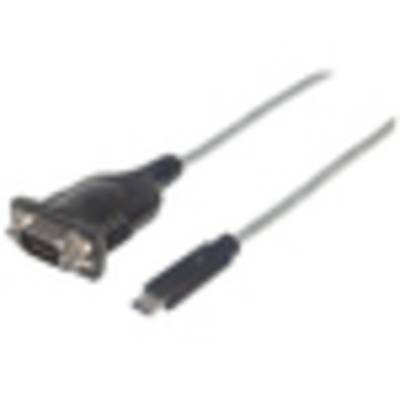 Manhattan USB TypC -> Seriell-Konverter RS232/COM/DB9 0,45m