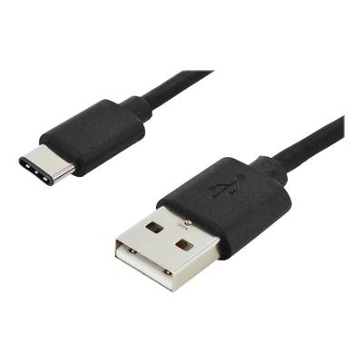 DIGITUS Anschlusskabel USB2.0/C -> A      St/St 1.8m HighSp