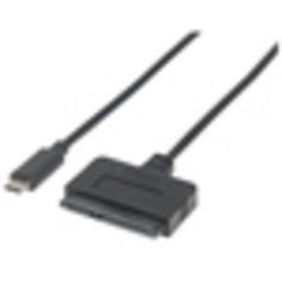 Manhattan USB 3.1 Typ C auf SATA-Adapter 2,5" schwarz