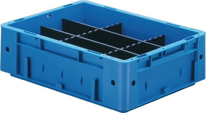Unterteiler f.Transportstapelbehälter H.40mm PP anthrazit 10St./Karton LA-KA-PE-1