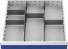 Bedrunka & Hirth Gerätebau GmbH Schubladenunterteilungsmaterial Front-H.200mm 2 Längs-/4 Querteiler 146BLH200A