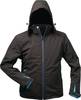 Jacke,Softshell m. KapuzeGr. XL, schwarz