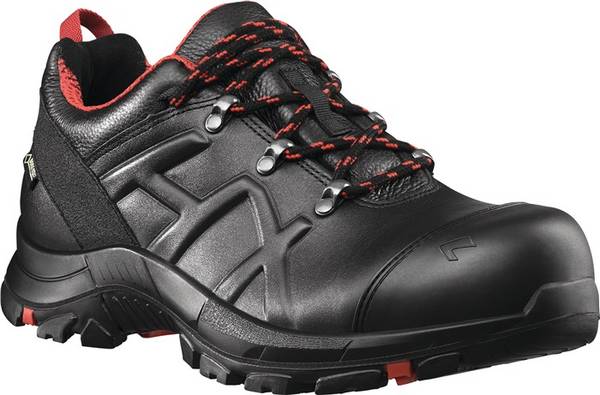 Sicherheitsschuh BE Safety 54 low Gr.7,5 (41,5) schwarz/rot Leder