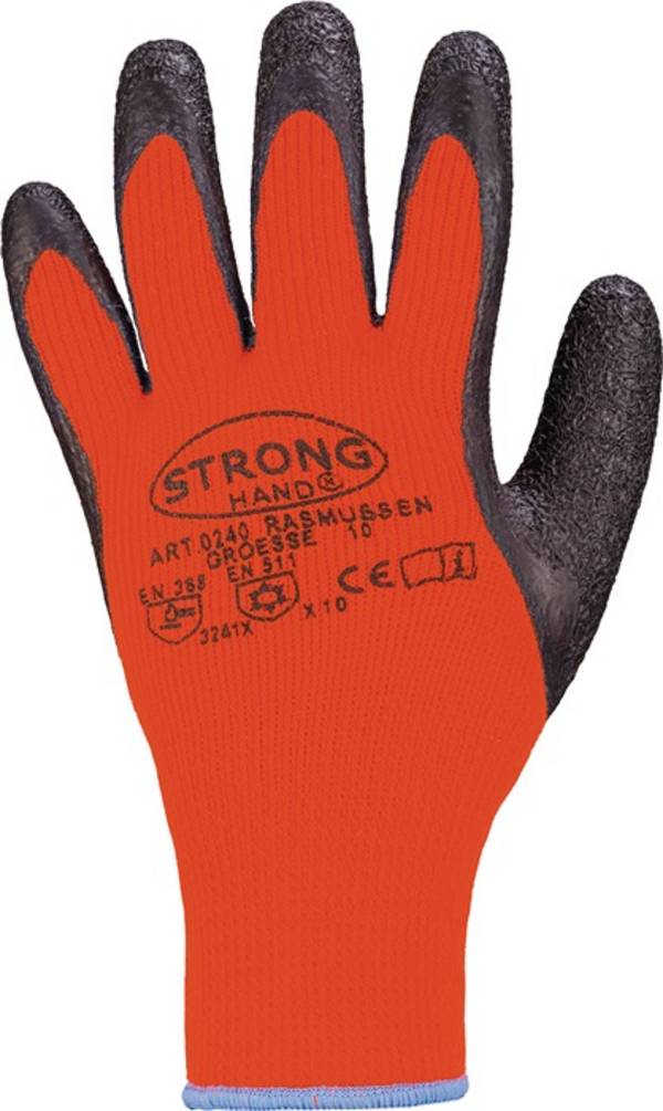 Kälteschutzhandschuhe Rasmussen Gr.10 orange/schwarz EN 388,EN 511 PSA II