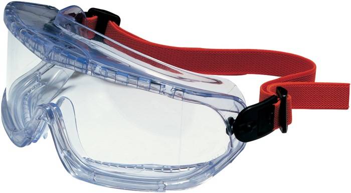 Vollsichtschutzbrille V-MAXX EN 166 Rahmen klar,Scheibe klar PC 10St./VE-0