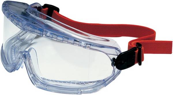 Vollsichtschutzbrille V-MAXX EN 166 Rahmen klar,Scheibe klar PC 10St./VE