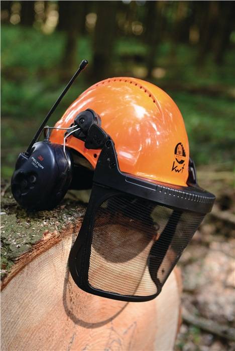 Waldarbeiterkombination G3000M orange UV-stabilisiertes Material EN 397 EN 352-3-4