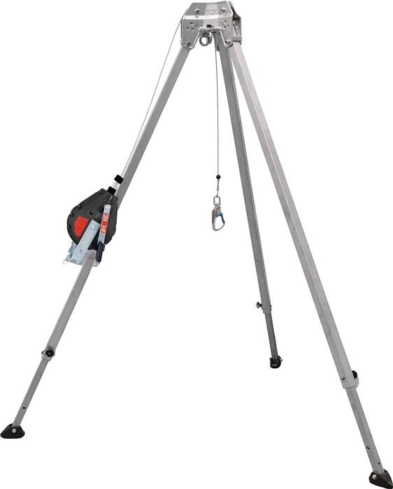 Dreibaum m.Höhensicherungsgerät EN 795b PSA III 19,0kg Alu.MAS-0