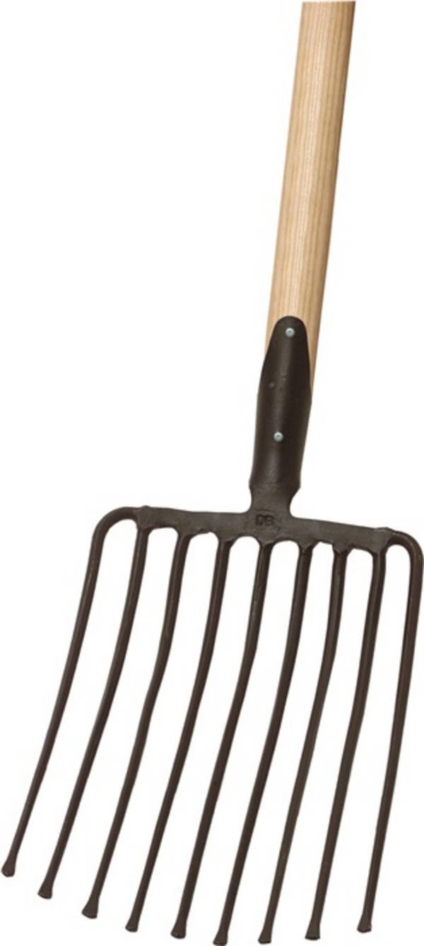Steingabel 9,Zinken-L.330mm m.Federdülle,o.Stiel STA IDEAL