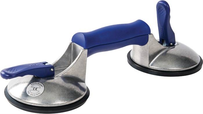 Saugheber blue line Trgf.60kg Kopf-Ø 120mm 2 Köpfe Alu VERIBOR-0
