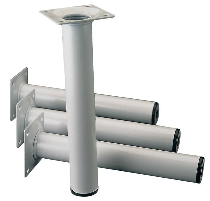 Möbelfuß weißalu.30mm H.300mm Platte ELEMENT SYSTEM-0