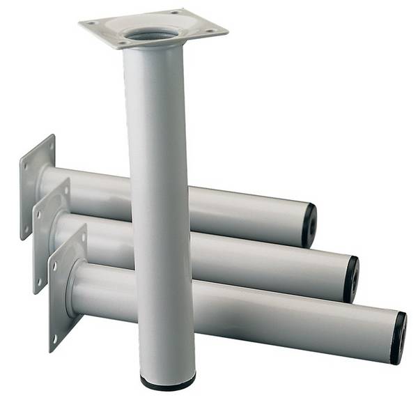 Möbelfuß weiß 30mm H.250mm Platte ELEMENT SYSTEM