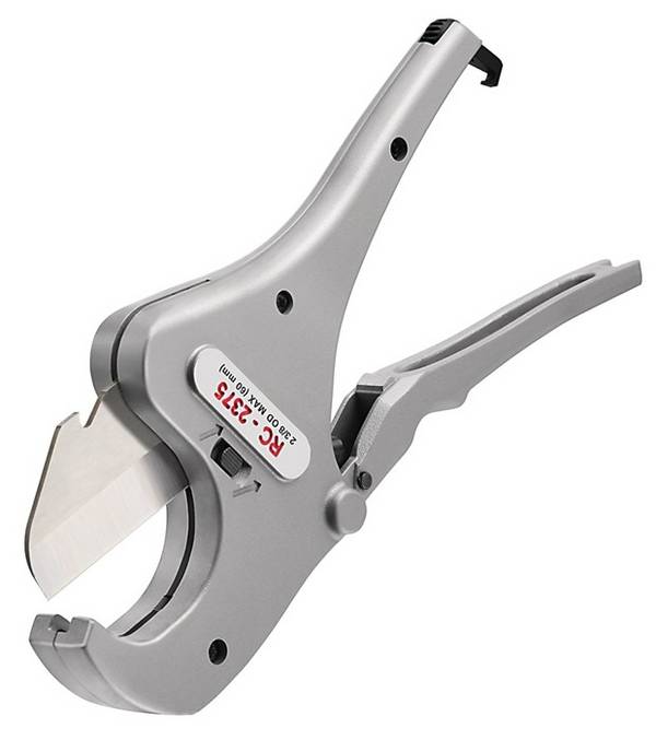 Ratschenkunststoffschere RC-2375 3-63mm PP/PE/PB/CPVC/PVC,Verbundrohr RIDGID