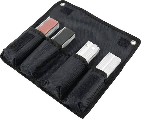 Rohr-/Schutzbackenset f.Backen-B.120mm 8tlg.in Tasche Alu.HEUER