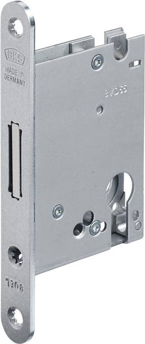 Einsteckriegelschloss 1308 PZ20/55mm SP silber rd BKS
