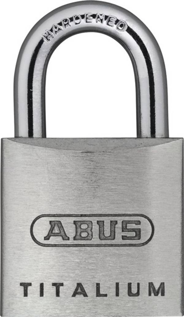 Zylindervorhangschloss 64TI/20 Schlosskörper-B.20mm Titalium versch.-schl.ABUS