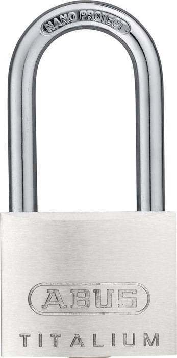 Zylindervorhangschloss 64TI/40HB40 gl Schlosskörper-B.40mm Titalium gl.6411 ABUS-0