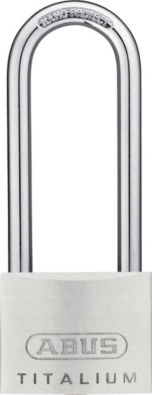Zylindervorhangschloss 64TI/50HB80 gl Schlosskörper-B.50mm Titalium gl.6511 ABUS