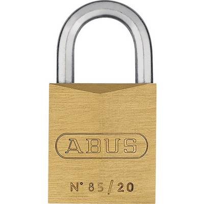 Zylindervorhangschloss 85/20 gl Schlosskörper-B.21mm MS gl.0393 ABUS-0