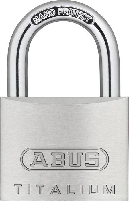 Zylindervorhangschloss 64TI/40 gl Schlosskörper-B.40mm Titalium gl.6411 ABUS-0