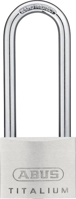 Zylindervorhangschloss 64TI/50HB80 Schlosskörper-B.50mm Titalium verschschl.ABUS-0