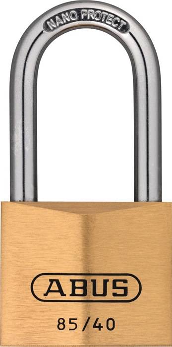 Zylindervorhangschloss 85/40HB40 gl Schlosskörper-B.40mm MS gl.0709 ABUS-0