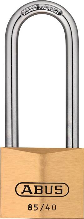 Zylindervorhangschloss 85/40HB63 gl Schlosskörper-B.40mm MS gl.0709 ABUS-0