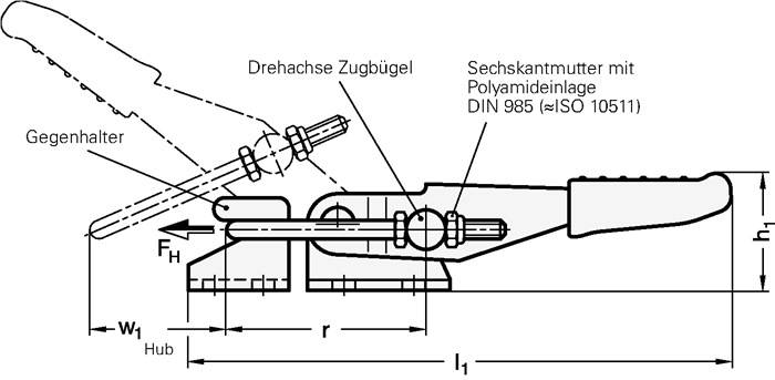 Verschluss-Spanner GN 851 STA Haltekraft FH 3200 N GANTER-2