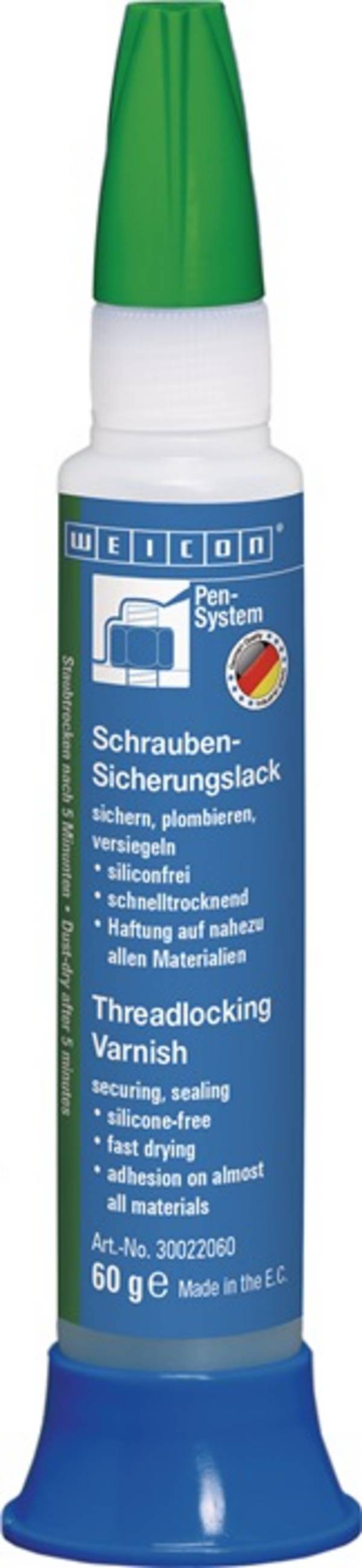 Schraubensicherungslack grün 30g Pen-System WEICON