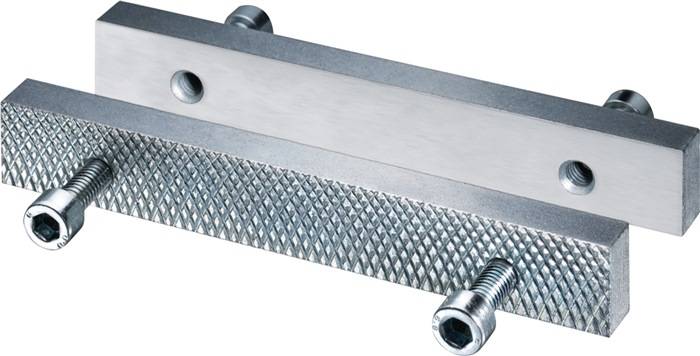 Schraubstockbacke Heuer Front Backen-B.160mm glatt/geriffelt HEUER-0