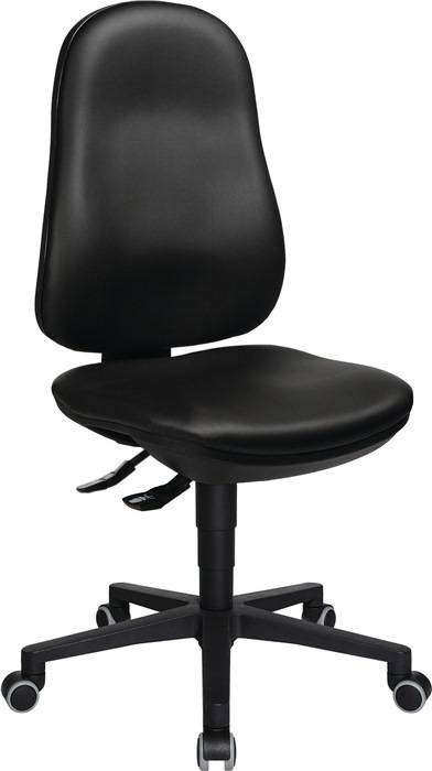 Arbeitsdrehstuhl Point 70 Rl.Kunstlederpolster schwarz-0