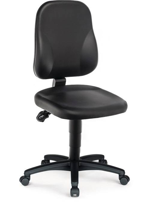Arbeitsdrehstuhl Rl.Kunstlederpolster schwarz 450-620mm BIMOS-0