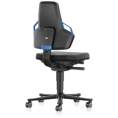 Arbeitsdrehstuhl Nexxit Rl.Grifffarbe blau Skintecpolster-4