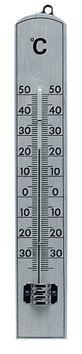 Zimmerthermometer Messber.-30 b.50GradC H206xB35xT15mm Buche TFA