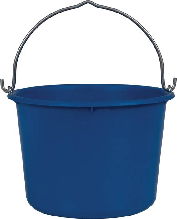 Baueimer 12l schwer blau PE-0