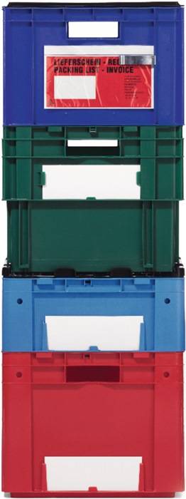 Drehstapelbehälter PP grau L600xB400xH420mm LA-KA-PE-2