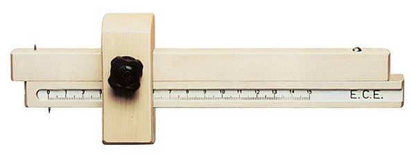 Streichmaß L.150mm Weißbuche ECE