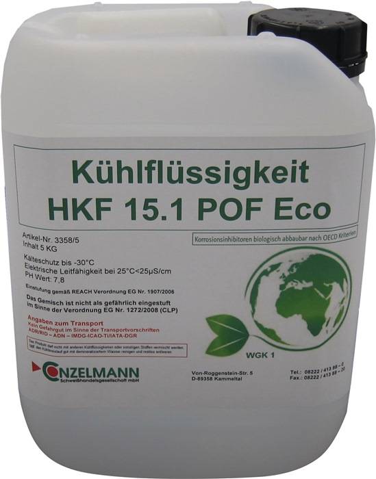 Kühlmittel HKF 15.1 POF ECO 10kg Kanister Frostschutz b.-15GradC CONZELMANN-0