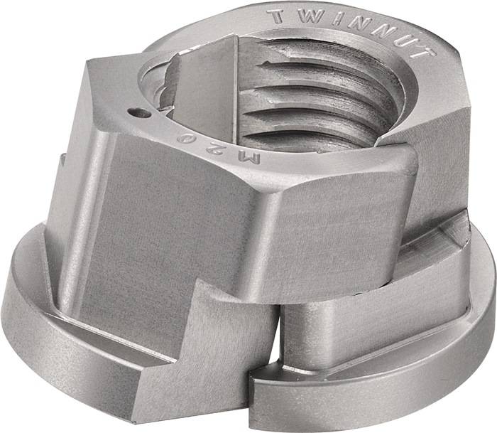 TWINNUT-Mutter Nr.6333S Gr.M10 o.Bund AMF-0