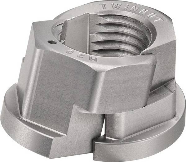 TWINNUT-Mutter Nr.6333S Gr.M10 o.Bund AMF