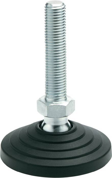 Kunststoff-Gelenkfuß GN 344 d1 80 mm,d2 M 16mm l1 138mm l3 24mm GANTER-0