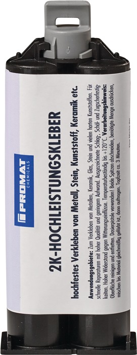 2K-Hochleistungskleber 50g milchig Doppelkart.PROMAT CHEMICALS