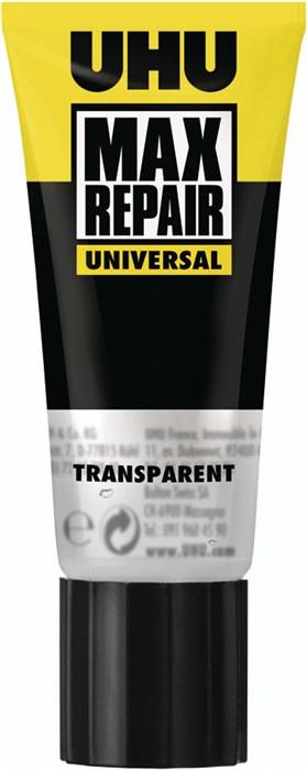 Universalkleber MAX REPAIR UNIVERSAL transp.45g Tube UHU