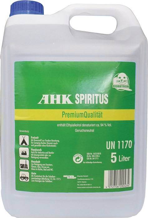 Brennspiritus AHK 5l Kanister ROBBYROB-0