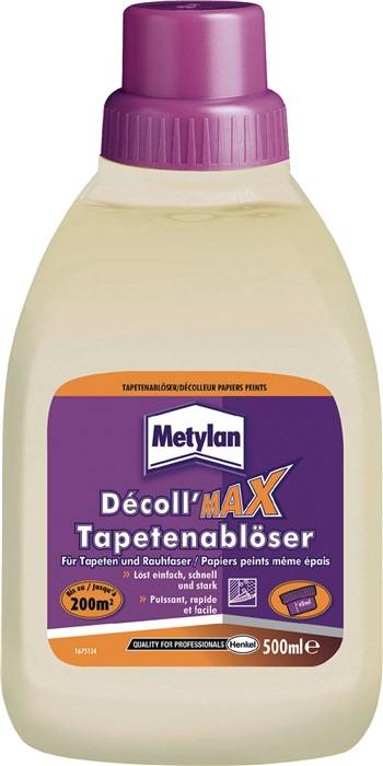 Tapetenablöser Aktiv Konzentrat,lösemittelfrei 500 ml Flasche METYLAN-0