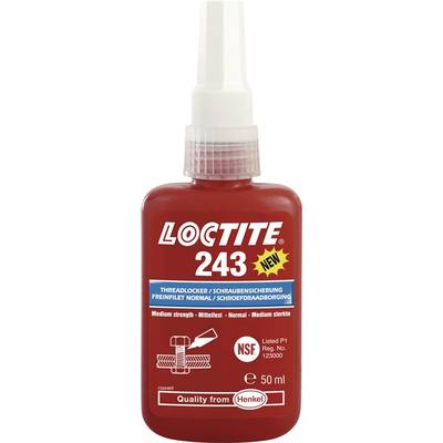 Schraubensicherung 243 50 ml mf.mv.blau NSF P1,NSF/ANSI 61 Flasche LOCTITE-0