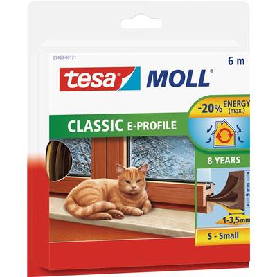 Fenster-/Türmoll tesamoll® 5463 B9mmxH4mmxL6m braun TESA-0