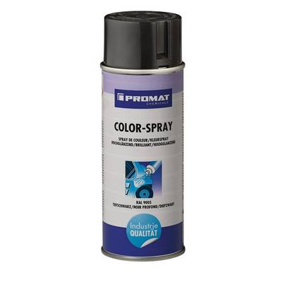 Colorspray tiefschwarz hochglänzend RAL 9005 400 ml Spraydose PROMAT CHEMICALS-0